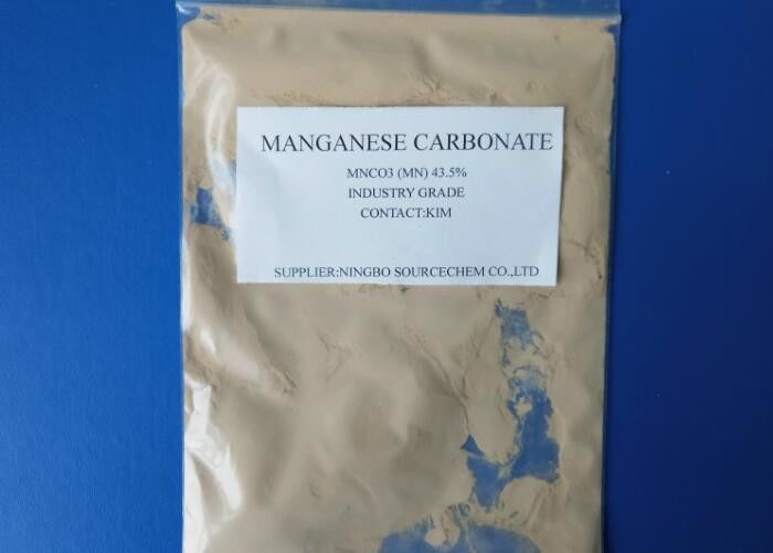 Industrial Grade MnCO3 Manganese Carbonate Powder CAS NO 598 62 9 Light Brown