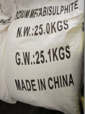 Food Grade Sodium Pyrosulfite 96% Min Purity Na2S2O5 Powder For Preserving